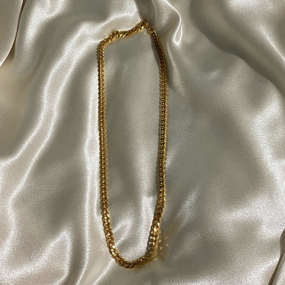 Classic Gold Link Chain Necklace - Picture 1 of 3
